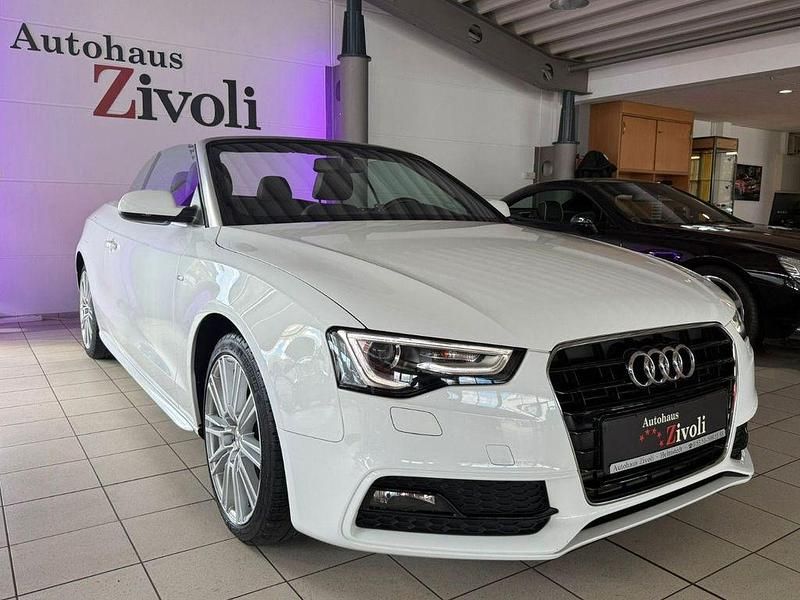 Weiß Gebraucht 2016 Audi A5 Cabriolet S-Line Cabrio | 15.440 € (Guter Preis) - Bild 1/4