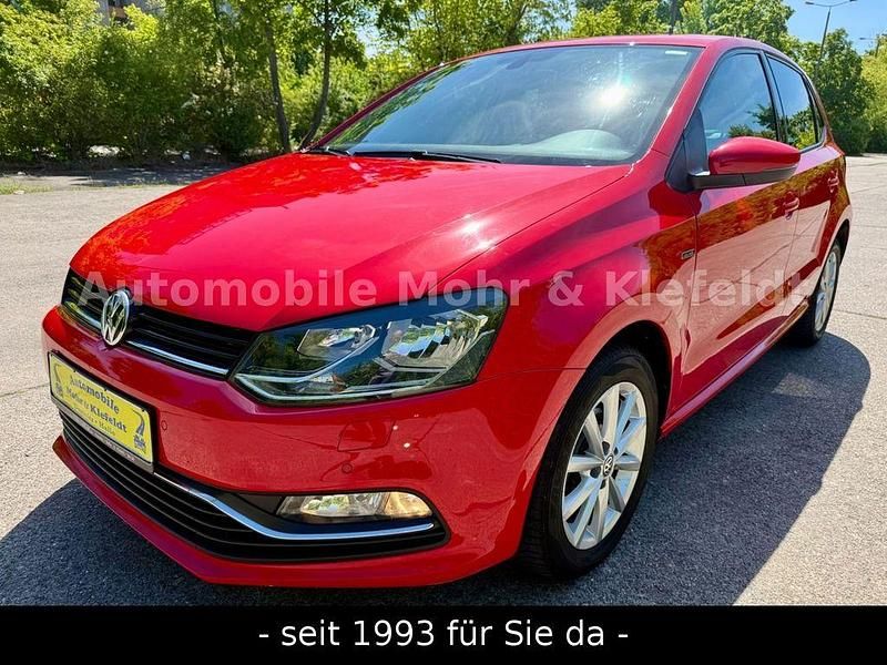 Rot Gebraucht 2015 VW Polo LOUNGE Limousine | 9.999 € (Fairer Preis) - Bild 1/4