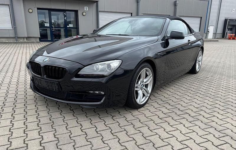 Schwarz Gebraucht 2012 BMW 640 Cabriolet Sport Line Cabrio | 17.200 € (Fairer Preis) - Bild 1/4