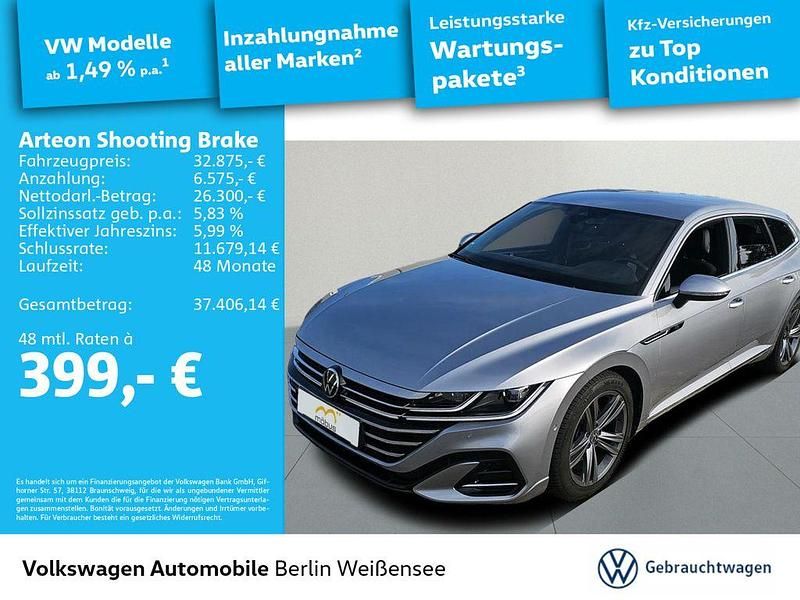 Pyritsilber metallic Gebraucht 2023 VW Arteon R-line Kombi | 32.875 € (Fairer Preis) - Bild 1/4