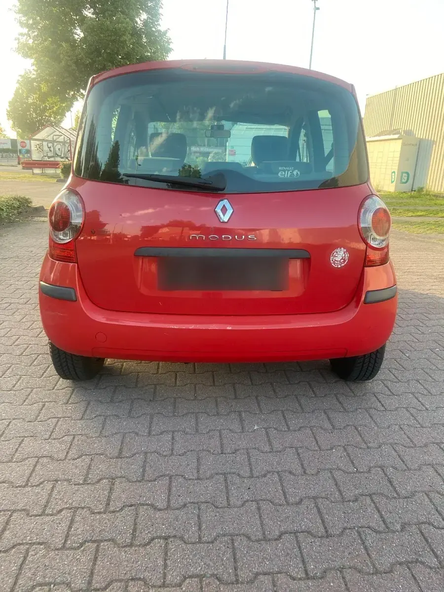 Gebraucht Renault Modus 75 PS (55 kW) 2007 Rot Van / Kleinbus