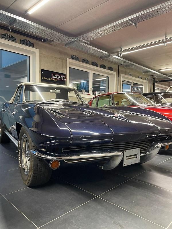 Blau Gebraucht 1964 Corvette C2 Cabrio | 55.000 € - Bild 1/1