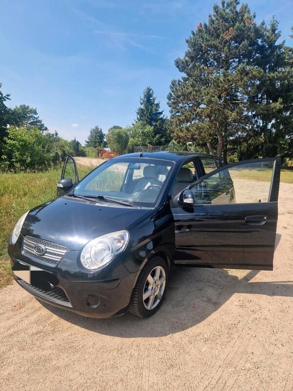Schwarz Gebraucht 2008 Kia Picanto 3 Kleinwagen | 1.000 € - Bild 1/4