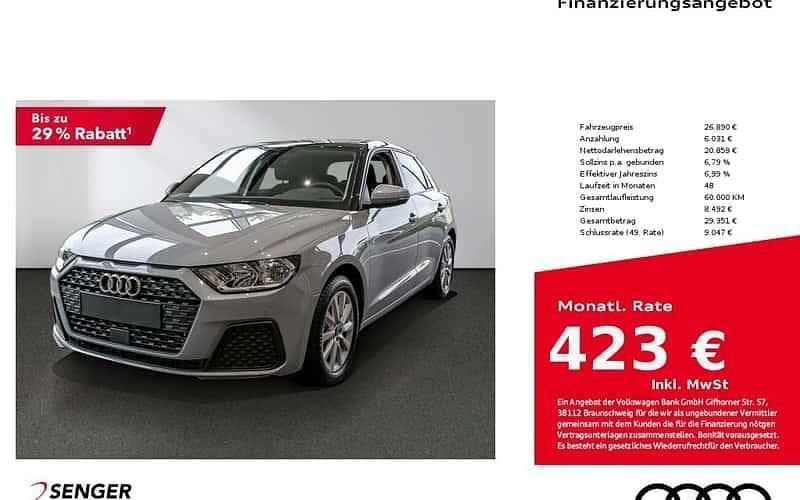 Grau Neu 2025 Audi A1 Sportback Ambiente Kleinwagen | 26.890 € (Fairer Preis) - Bild 1/4