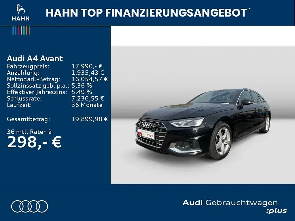 Gebraucht Audi A4 Advanced 163 PS (119 kW) 2023 Mythosschwarz metallic Kombi