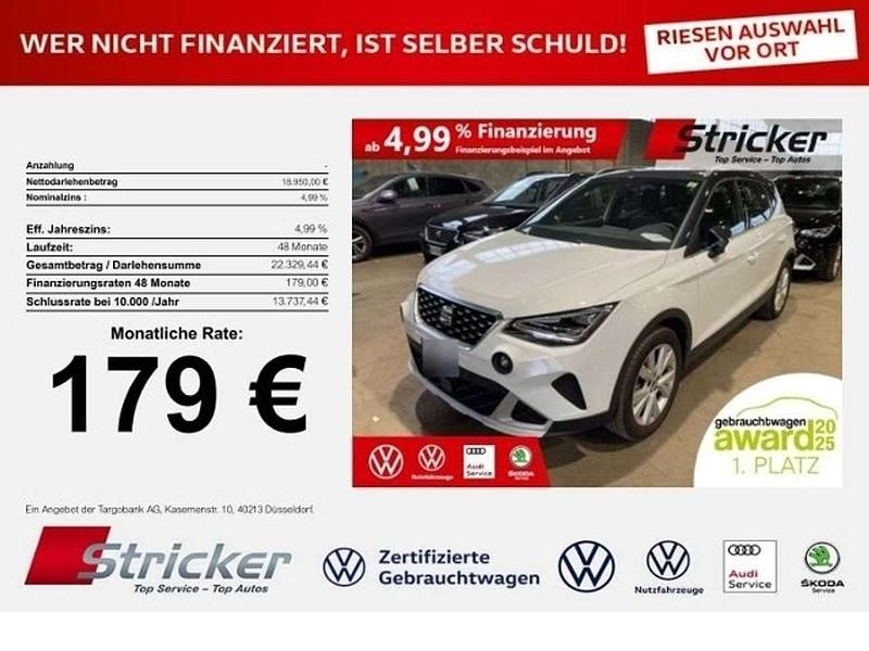 "nevada" weiss Gebraucht 2024 Seat Arona Xperience SUV | 18.949 € (Superpreis) - Bild 1/3