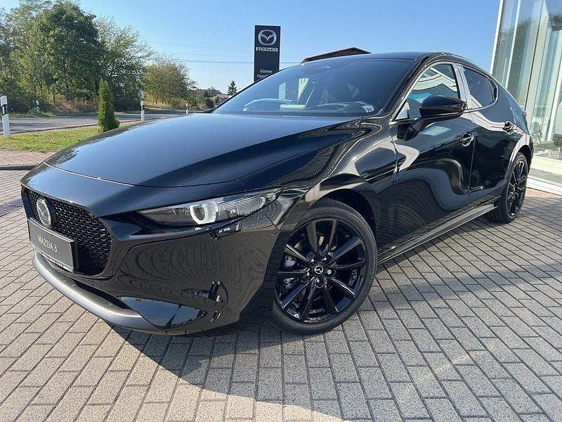 Neu Mazda 3 Exclusive-Line 140 PS (102 kW) 2025 Jet black Limousine