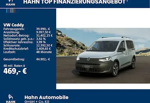 Neu VW Caddy PanAmericana 116 PS (85 kW) 2026 Oyster silver metallic Van / Kleinbus