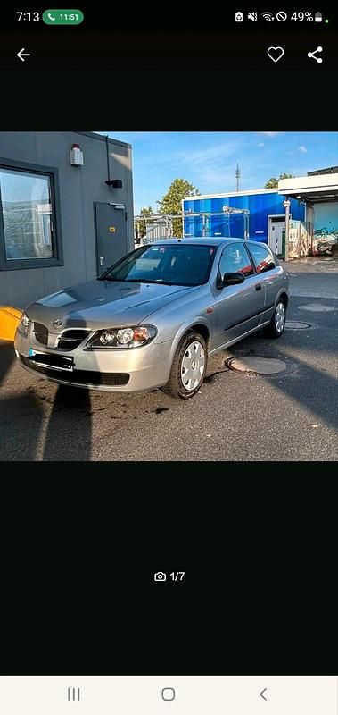 Andere farben Gebraucht 2004 Nissan Almera Kleinwagen | 2.500 € (Etwas zu teuer) - Bild 1/4