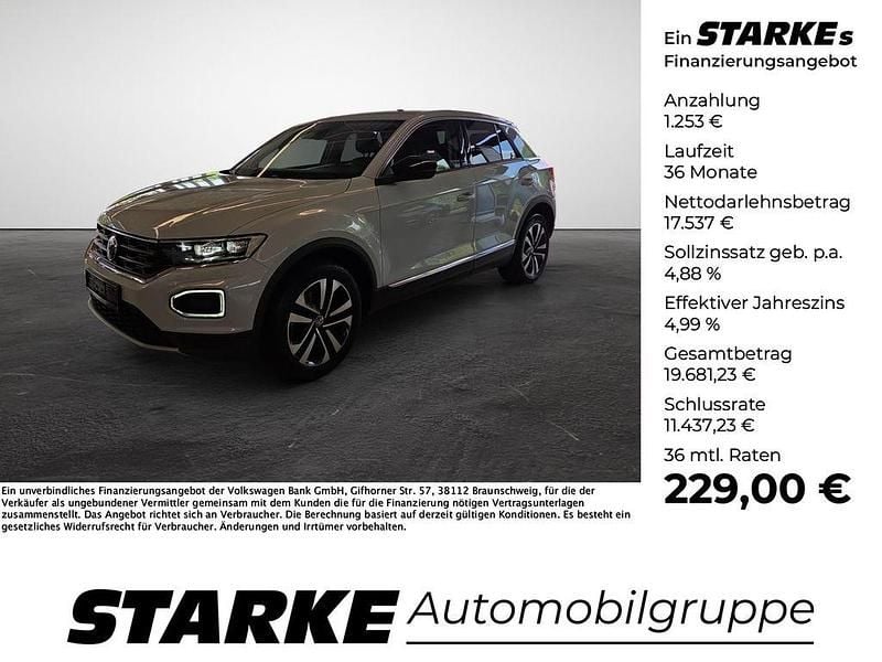 Silber Gebraucht 2021 VW T-Roc United SUV | 18.790 € (Guter Preis) - Bild 1/4