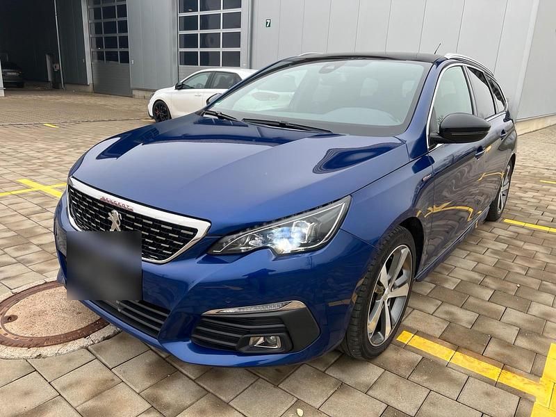 Gebraucht Peugeot 308 SW GT-line 131 PS (96 kW) 2018 Blau Kombi