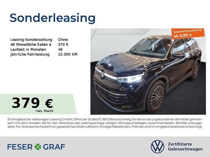 Grenadillschwarz metallic Gebraucht 2025 VW Tiguan Goal SUV | 35.501 € (Guter Preis) - Bild 1/2
