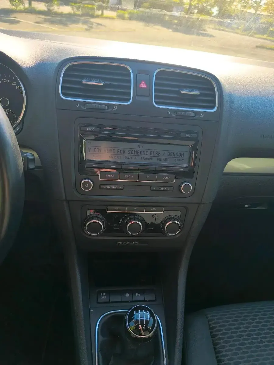 Gebraucht VW Golf VI Trendline 80 PS (58 kW) 2009 Weiß Kleinwagen