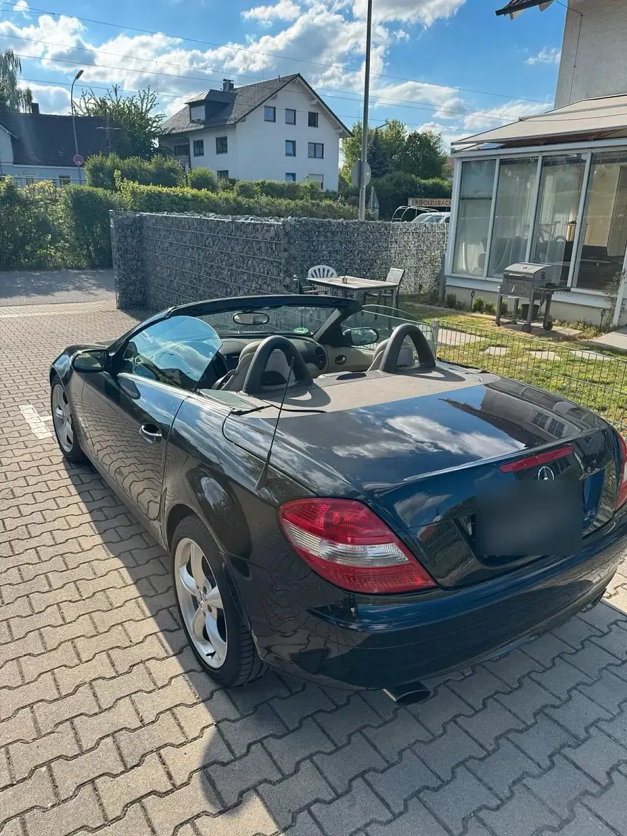 Gebraucht Mercedes SLK200 163 PS (119 kW) 2004 Schwarz Cabrio