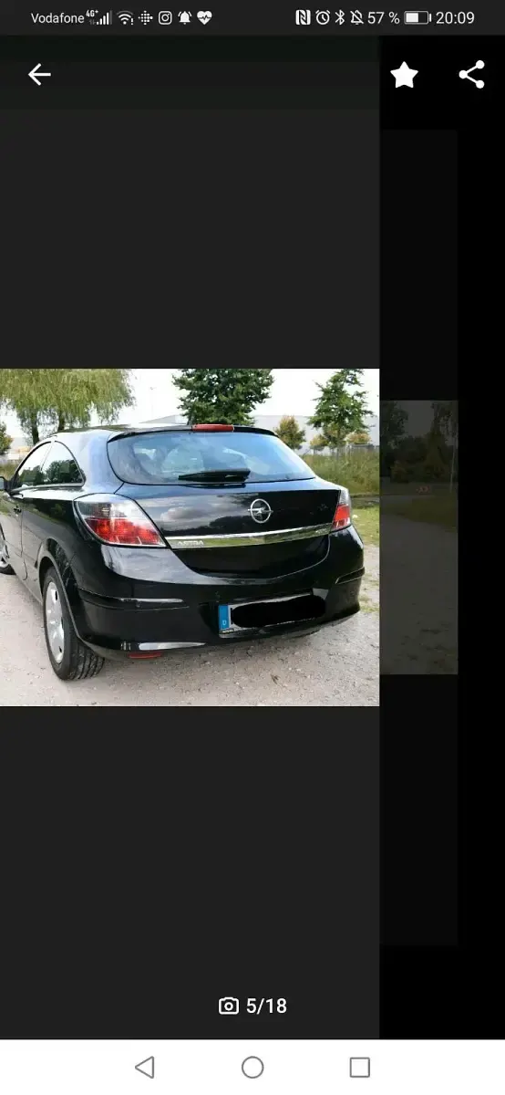 Gebraucht Opel Astra GTC 105 PS (77 kW) 2007 Schwarz Coupé