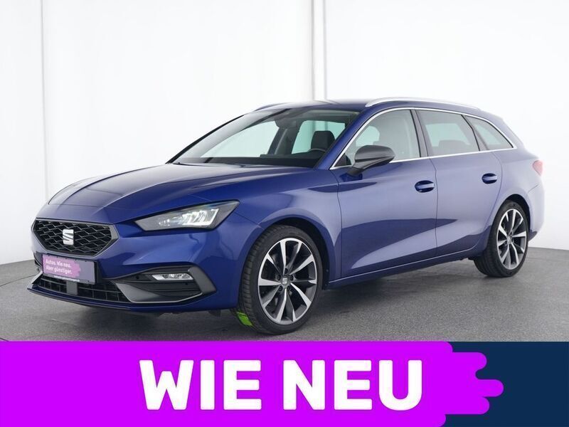 Mystery blau Gebraucht 2021 Seat Leon FR Limousine | 22.432 € (Fairer Preis) - Bild 1/4