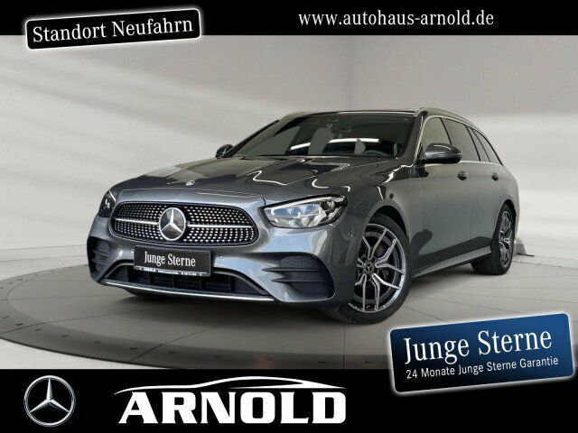 Selenitgrau (metallic) Gebraucht 2023 Mercedes E200 AMG line Kombi | 39.450 € (Superpreis) - Bild 1/4