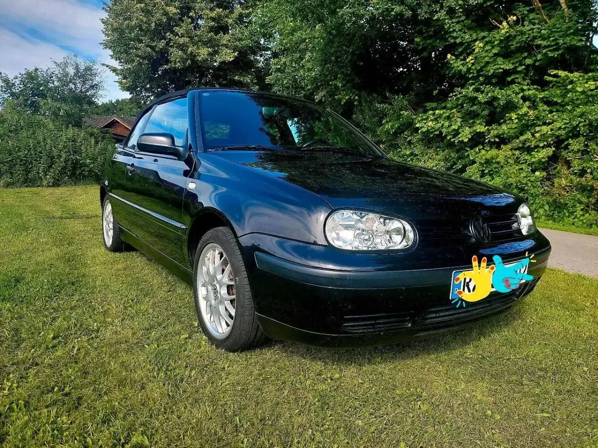 Gebraucht VW Golf Cabriolet Comfortline 75 PS (55 kW) 2000 Schwarz Cabrio