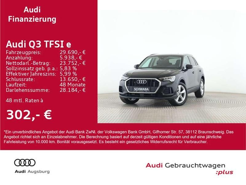 Mythosschwarz metallic Gebraucht 2022 Audi Q3 SUV | 29.690 € (Guter Preis) - Bild 1/4