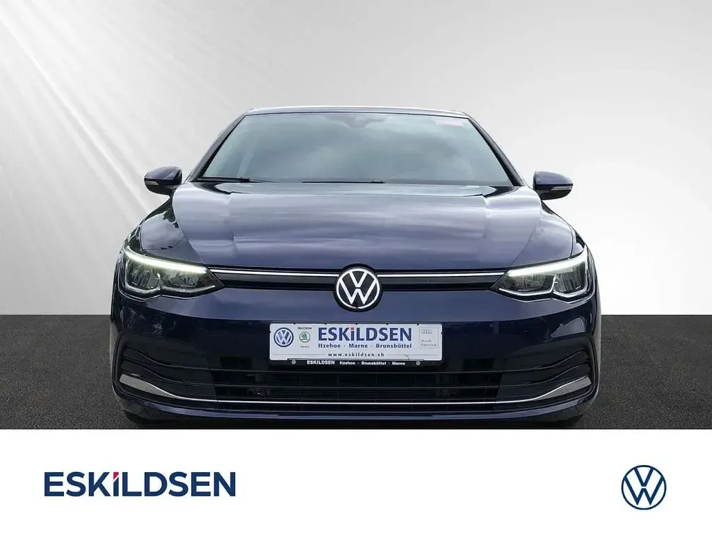 Brugt VW Golf VIII Active 110 HK (80 kW) 2021 Blå Sedan