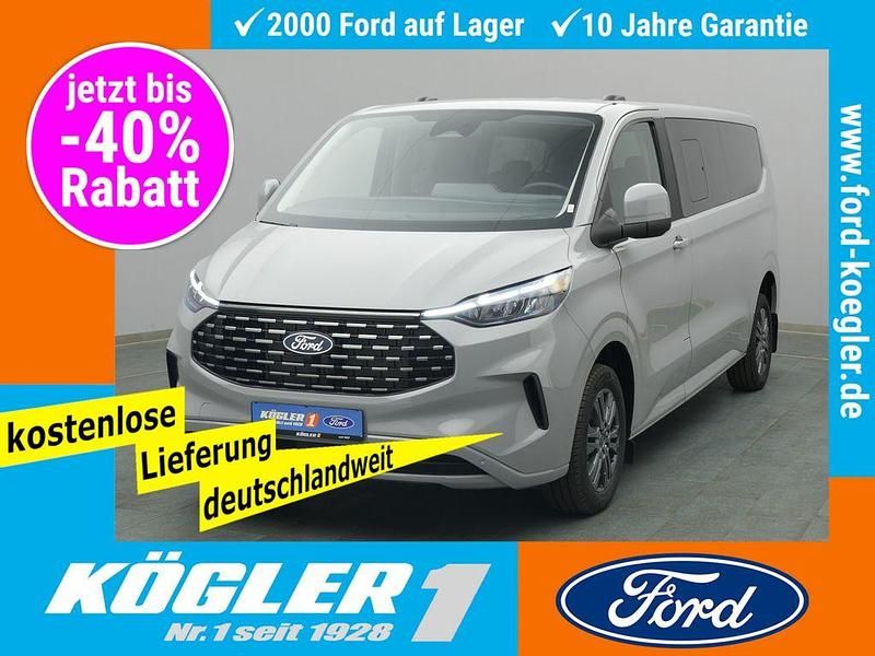 Grau Neu 2025 Ford Tourneo Custom Titanium Van / Kleinbus | 58.280 € (Etwas zu teuer) - Bild 1/4
