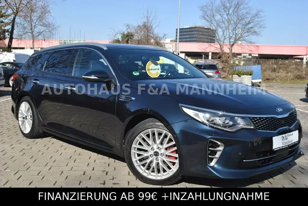 Gebraucht Kia Optima GT 245 PS (180 kW) 2017 Blau Kombi