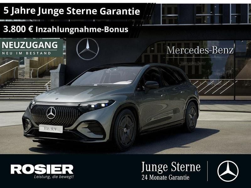 Grau / selenitgrau (metallic) Gebraucht 2024 Mercedes EQS580 AMG SUV | 104.875 € (Fairer Preis) - Bild 1/4