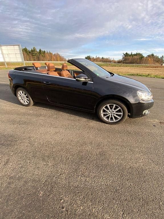 Schwarz Gebraucht 2011 VW Golf Cabriolet Highline Cabrio | 11.250 € (Fairer Preis) - Bild 1/4