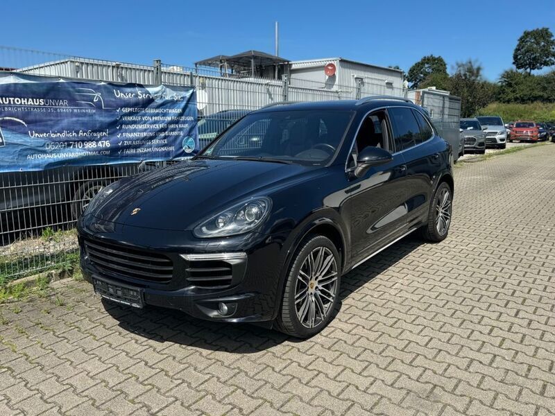 Tiefschwarzmetallic Gebraucht 2016 Porsche Cayenne Sport SUV | 45.700 € - Bild 1/4