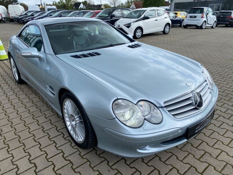 Gebraucht Mercedes SL500 306 PS (225 kW) 2002 Silber Cabrio