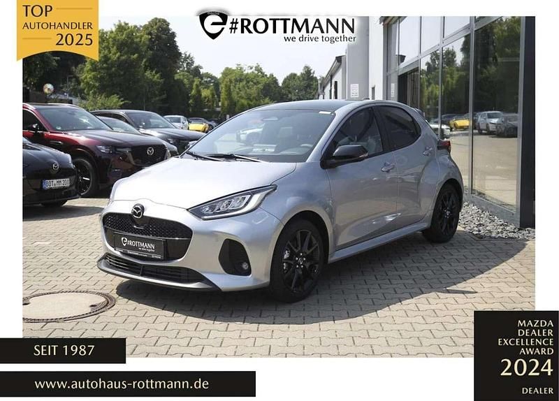 Silber (stormy silver metallic) Neu 2025 Mazda 2 Homura-Line Kleinwagen | 28.670 € (Fairer Preis) - Bild 1/4