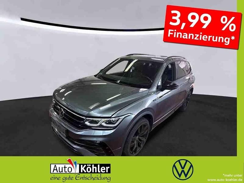 Platinum grey metallic Gebraucht 2022 VW Tiguan Allspace R-line SUV | 36.660 € (Teuer) - Bild 1/3