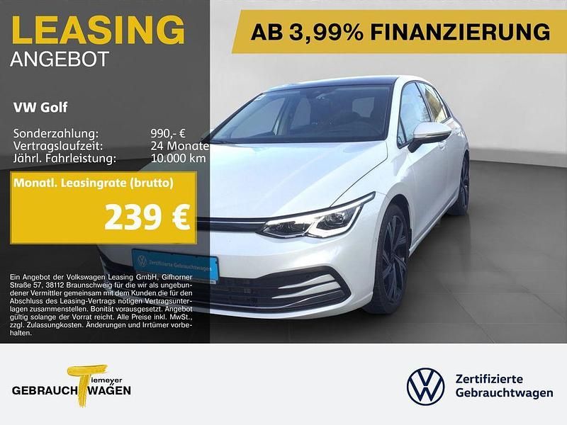 Gebraucht VW Golf VIII move up! 150 PS (110 kW) 2024 Weiß Limousine