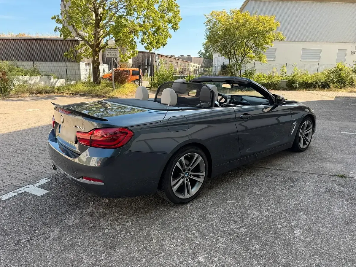 Gebraucht BMW 420 Cabriolet 190 PS (139 kW) 2018 Grau Cabrio