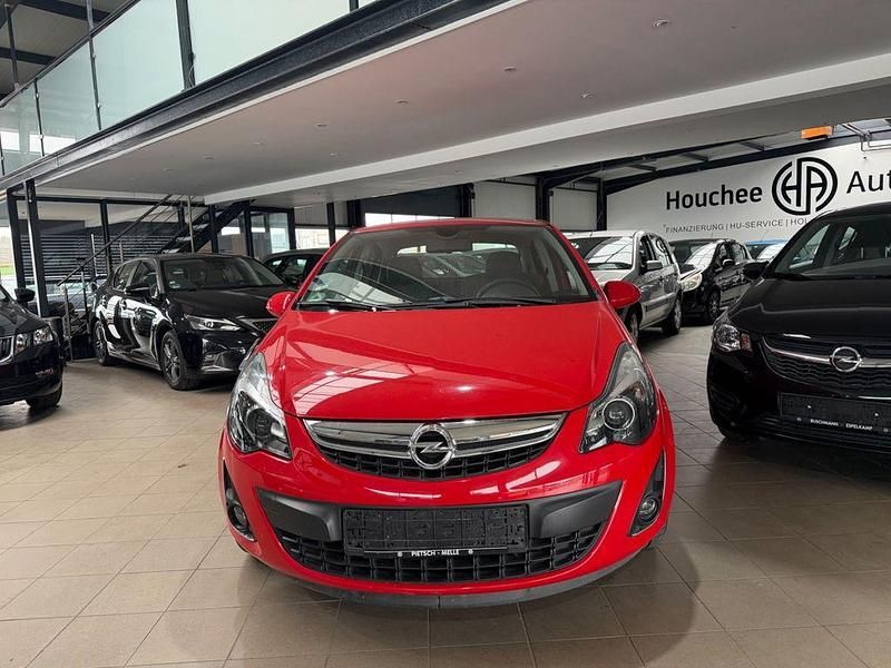 Gebraucht Opel Corsa Innovation 101 PS (74 kW) 2012 Rot Kleinwagen