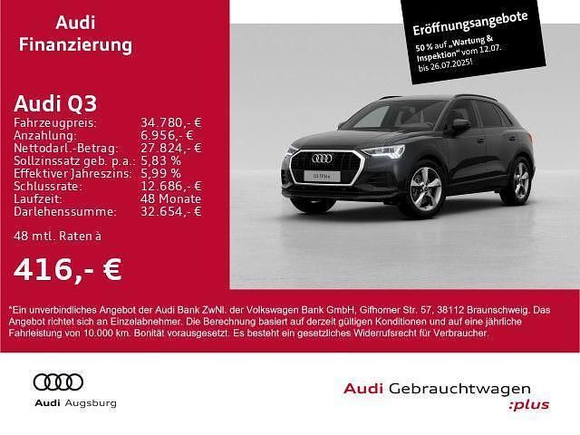 Mythosschwarz metallic Gebraucht 2022 Audi Q3 S-Line SUV | 34.780 € (Fairer Preis) - Bild 1/4