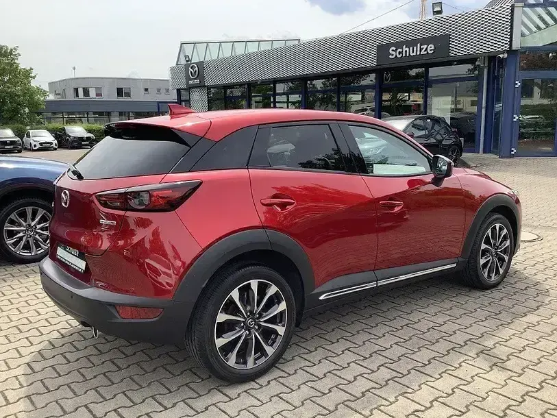 Gebraucht Mazda CX-3 Selection 121 PS (88 kW) 2021 Magmarot metallic SUV