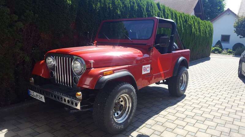 Rot Gebraucht 1985 Jeep CJ SUV | 16.900 € - Bild 1/4