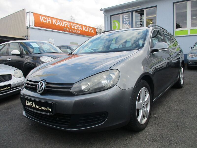 Grau Gebraucht 2010 VW Golf VI Comfortline Kombi | 3.250 € (Superpreis) - Bild 1/4