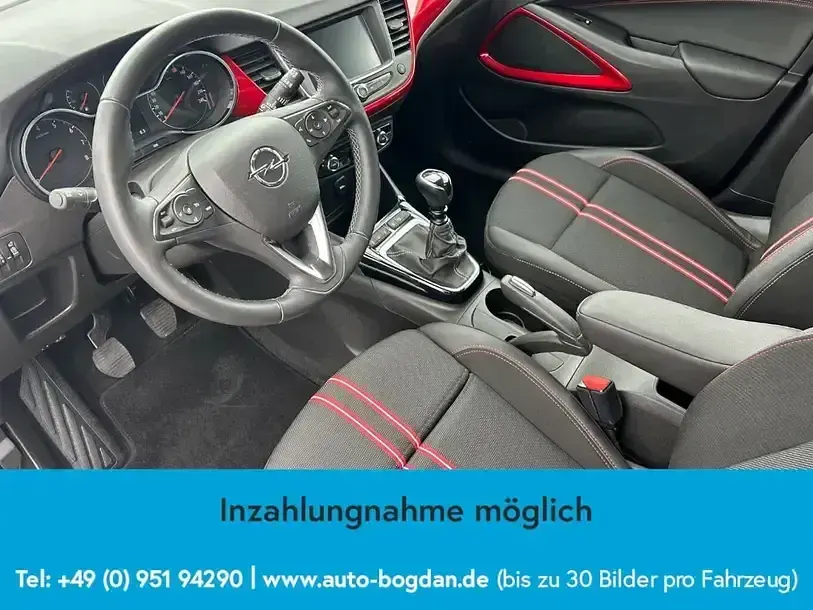 Gebraucht Opel Crossland GS Line 110 PS (80 kW) 2024 Schwarz perla nera SUV