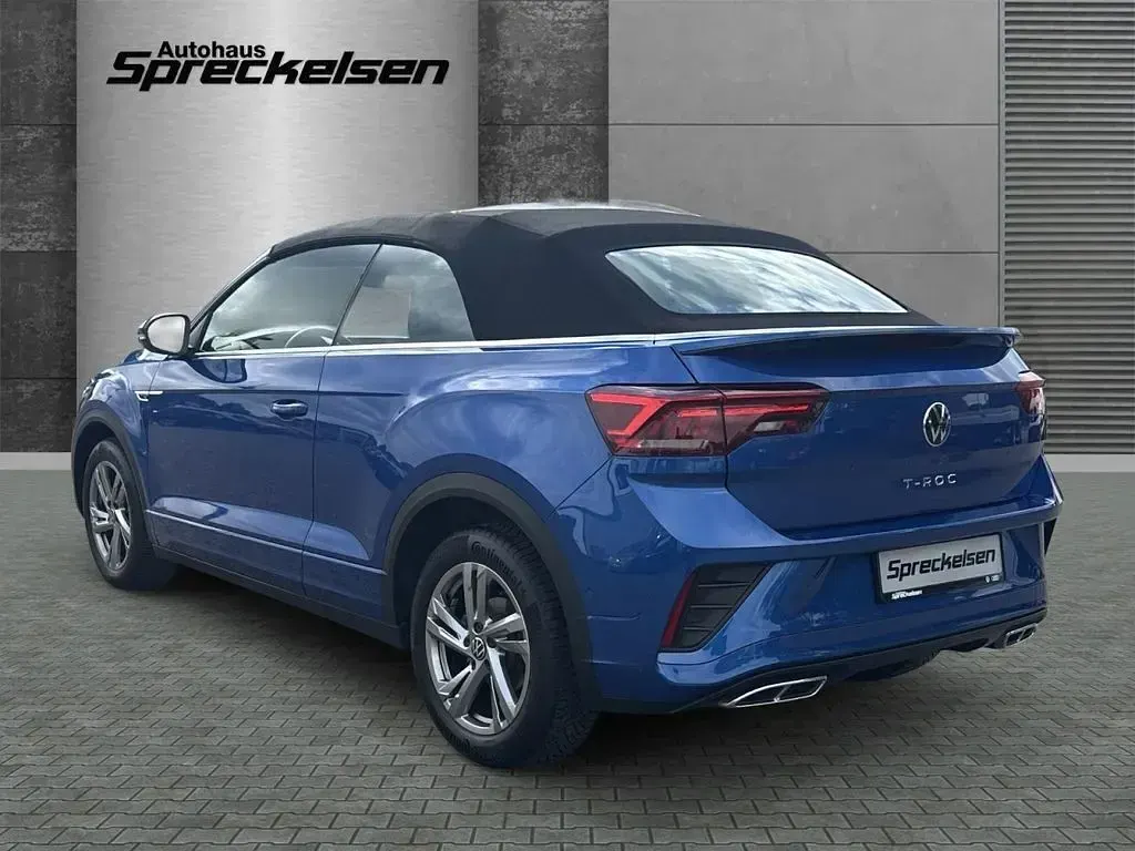 Gebraucht VW T-Roc Cabriolet R-line Plus 150 PS (110 kW) 2025 Blau Cabrio