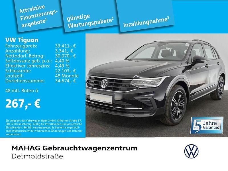 Deep black perleffekt Gebraucht 2024 VW Tiguan Life SUV | 33.411 € (Fairer Preis) - Bild 1/1