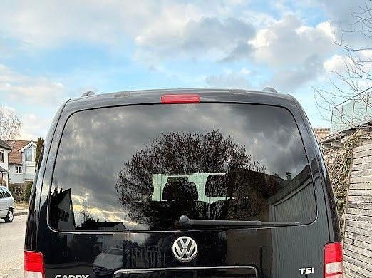 Gebraucht VW Caddy Trendline 86 PS (63 kW) 2012 Schwarz Van / Kleinbus