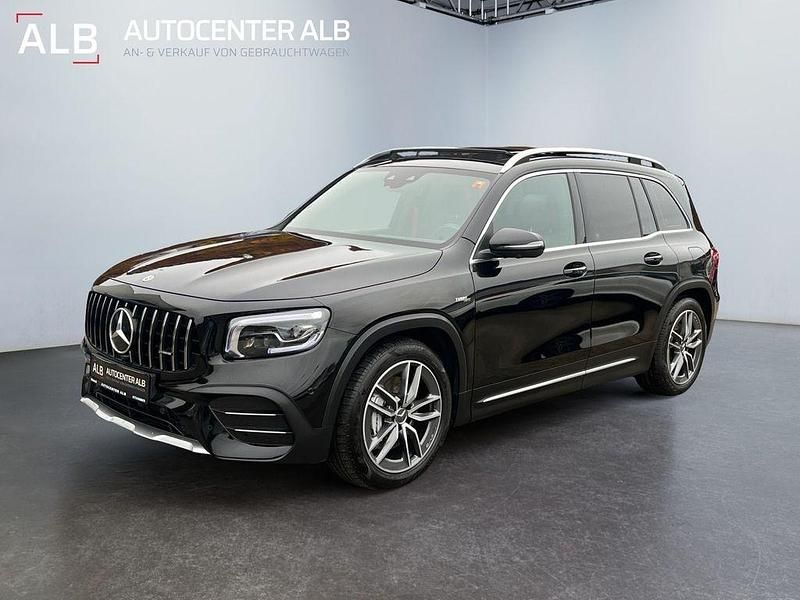 Schwarz Gebraucht 2021 Mercedes GLB35 AMG SUV | 41.990 € (Fairer Preis) - Bild 1/4