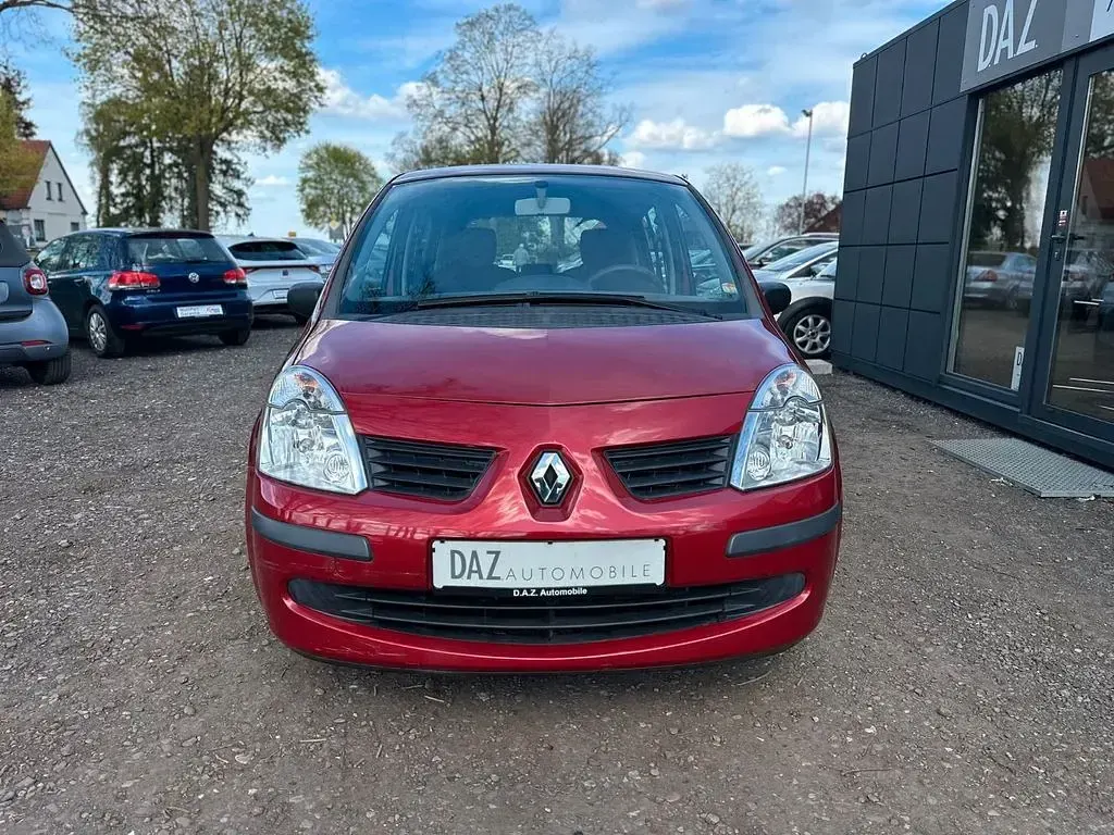 Brugt Renault Modus Authentique 75 HK (55 kW) 2007 Rød MPV