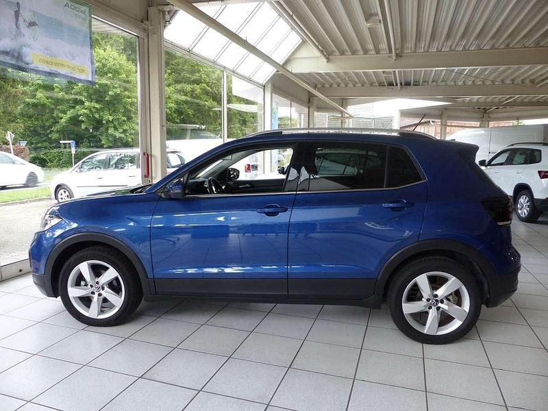 Reef blue metallic Gebraucht 2021 VW T-Cross Style SUV | 21.900 € (Fairer Preis) - Bild 1/4