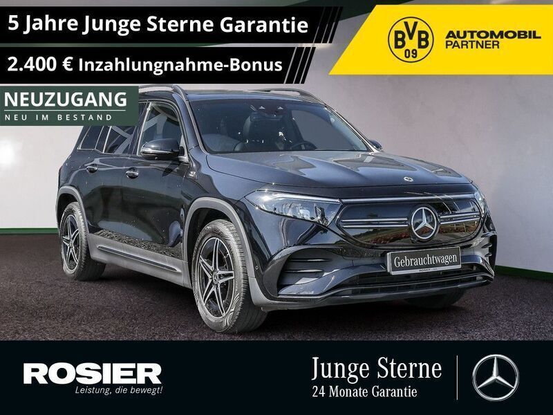 Schwarz / kosmosschwarz (metallic) Gebraucht 2022 Mercedes EQB300 AMG SUV | 35.490 € (Guter Preis) - Bild 1/4