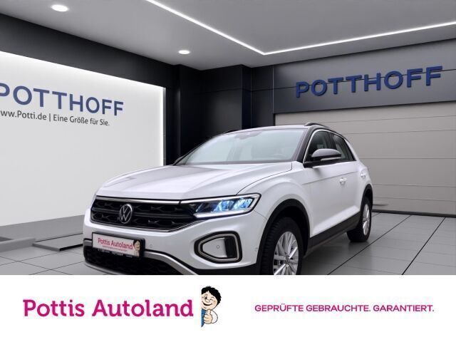 Pure white Gebraucht 2023 VW T-Roc Life SUV | 23.977 € (Fairer Preis) - Bild 1/4