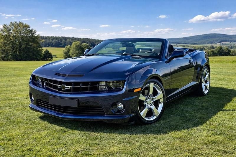 Gebraucht Chevrolet Camaro SS 405 PS (297 kW) 2011 Blau Cabrio