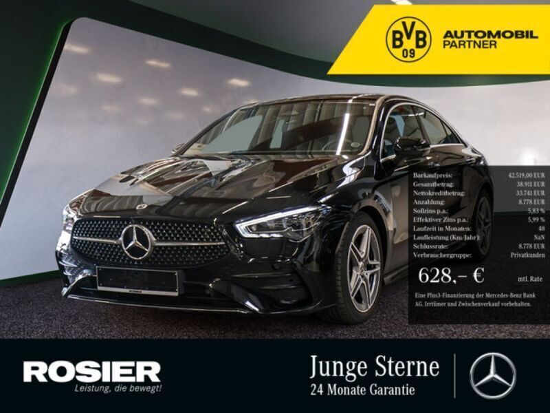 Schwarz Gebraucht 2024 Mercedes CLA220 Premium Plus Limousine | 44.690 € (Teuer) - Bild 1/4